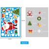 Christmas Electrostatic Stickers Snowflake Elk Set Door Window Glass Stickers