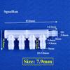 10Pcs/Lot 2.4~11.1mm PP Side 4-Ways 5-Ways Connectors Oxygen Gas Diverter Aquarium Air Pump Oxygenation Distributor Garden Watering Pagoda Hose Joint