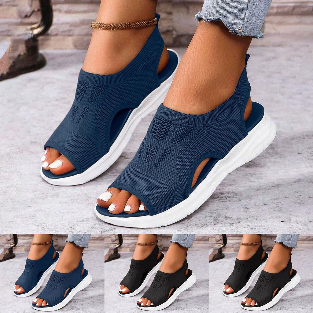 Síťované sandály na silné podrážce pro ženy Prodyšné ortopedické sandály pro ženy Pohodlné sandály na chůzi a tenis Dámské sandály Ultra Comfort