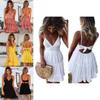 Stylish Women Summer Boho Short Mini Dress For Evening Cocktail And Beach Parties