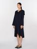 Tosae Puritan Collar Dress Navy