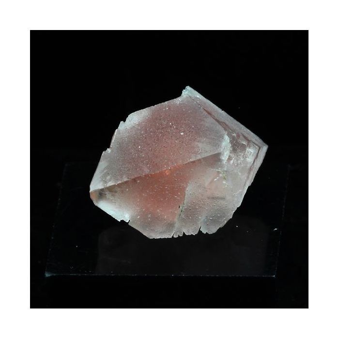 Stones and Minerals. Pink Fluorite. 13.0 Ct. Mont Blanc Massif, France..