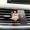 Car Air Freshener Holder Angel Shape Inlay Alloy Auto Air Conditioning Vent Perfume Clip for Car