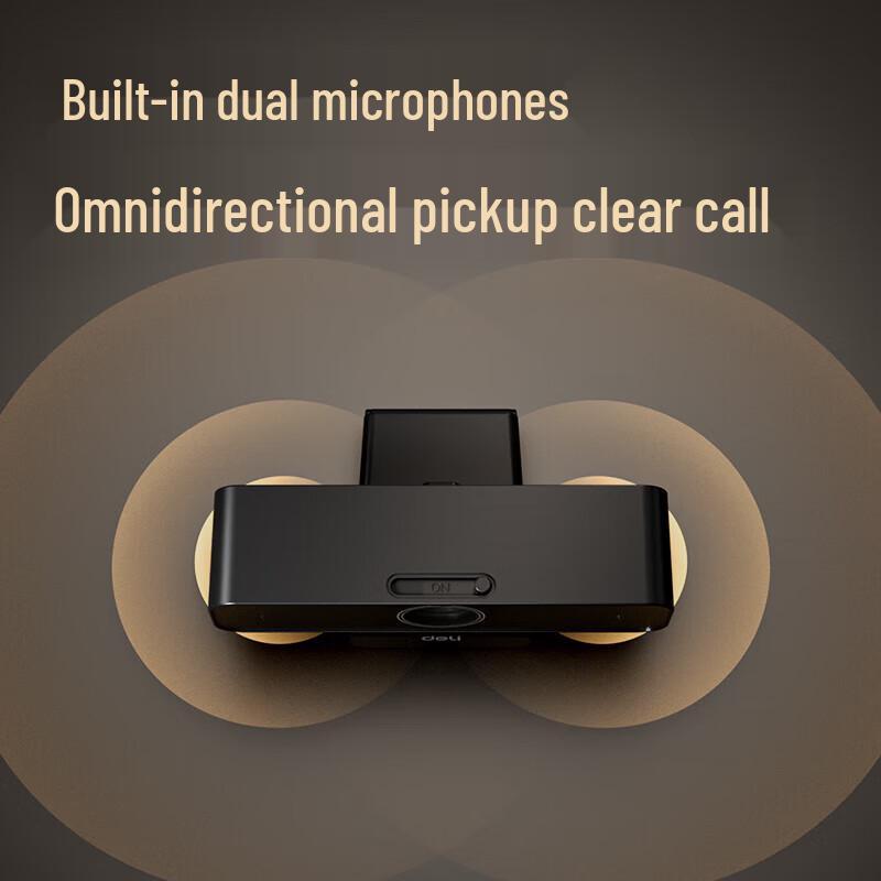 Deli MM102 2K HD USB Webcam with Microphone