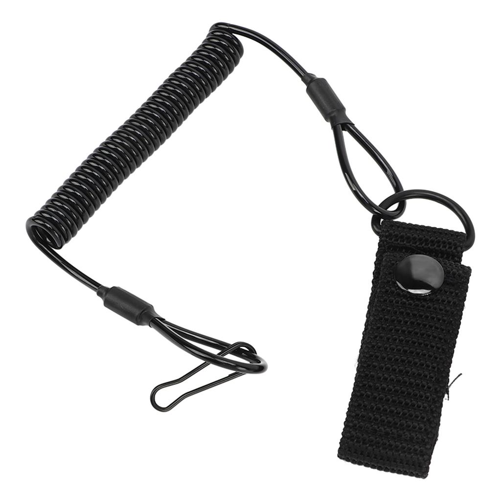 Cordão de Segurança de Mola para Ferramenta de Disparo Anti-Perda Resistente a Cortes Nylon Cordão de Câmera Corda para Acessórios de Caça ao Ar Livre