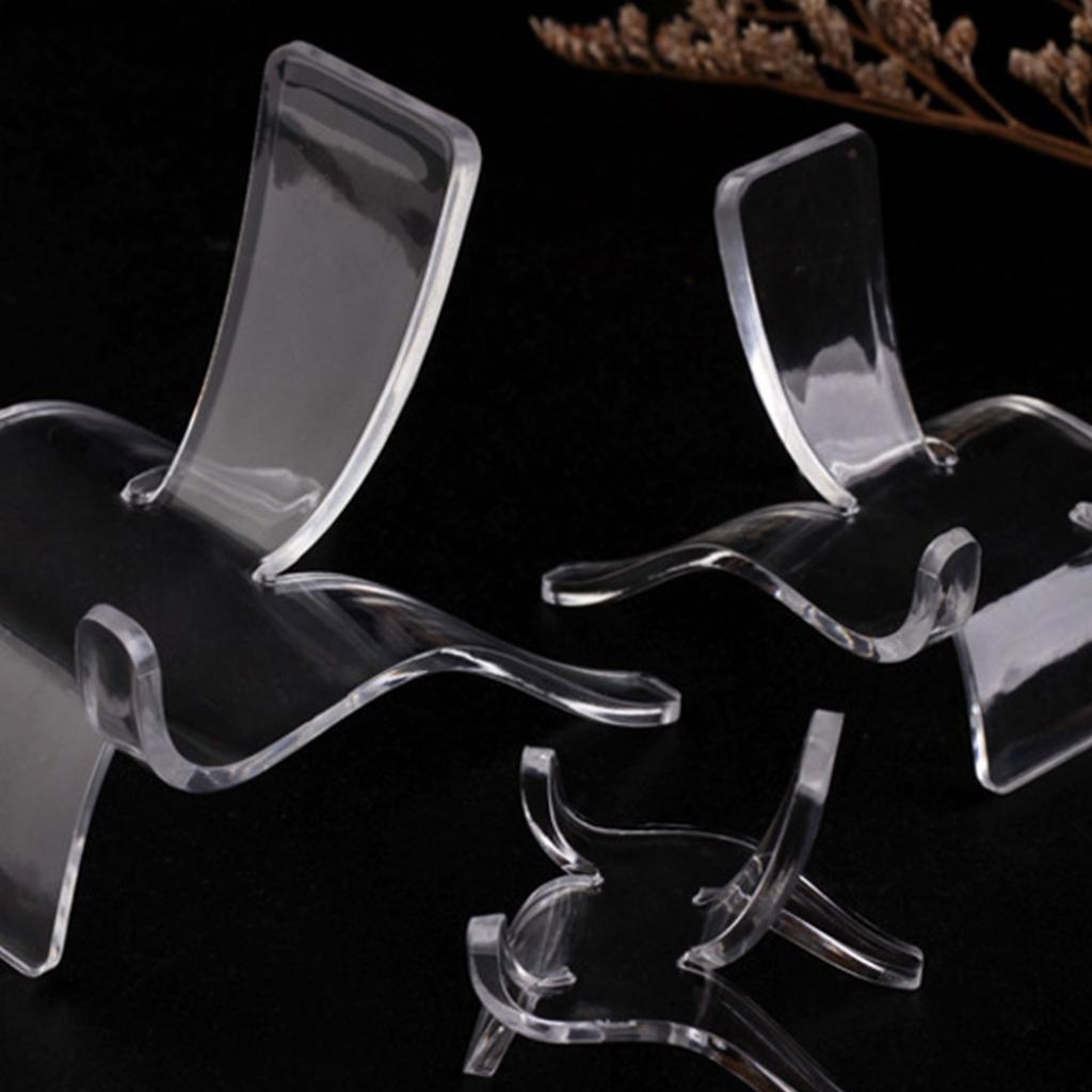 10Pcs Crystal Stone Display Holder Multipurpose Organizer Accessory for Dormitory Collectible Display Bracket
