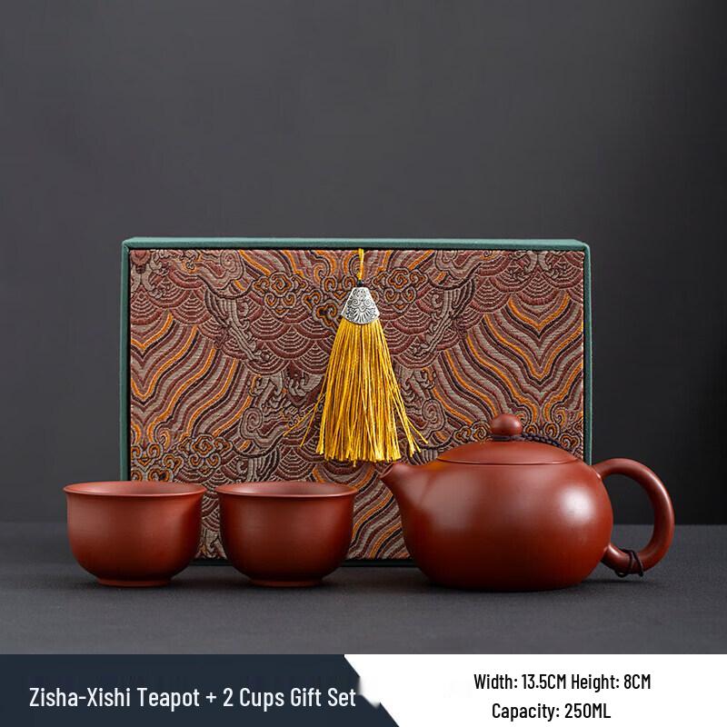 ZISIZ Dahongpao Purple Clay Xishi Hanwa Teapot