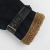 Male Jacket Turn-down Collar Pockets Polyester Zipper Closure Winter Coat for Outdoor