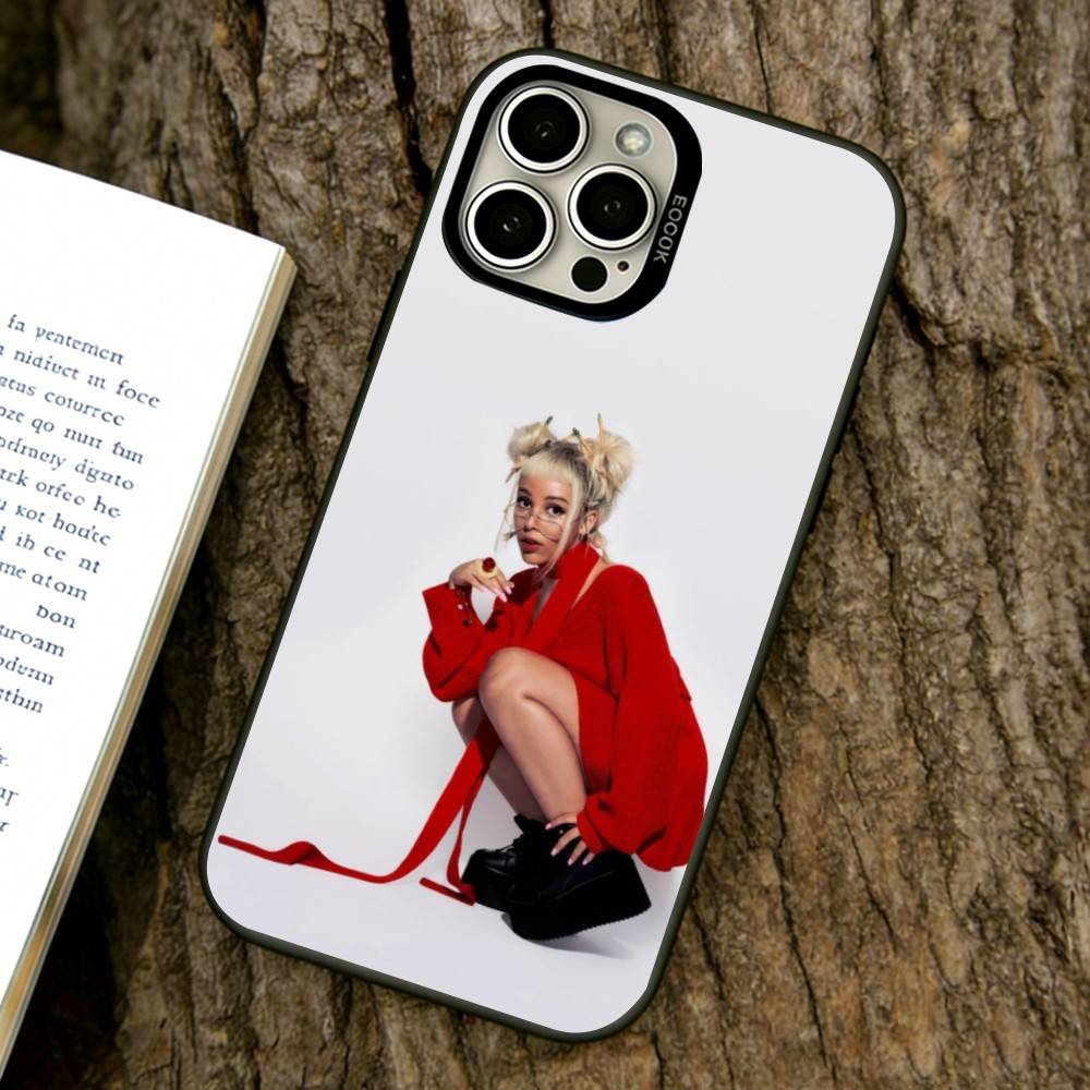 Doja Cat Singer Phone Case For iPhone 17,16,15,14,13,12,11 Plus,Pro Max,XS,Colorful Silver Black Cover