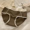 Women's Spring and Summer Thread Cotton Letter Edge Comfortable Skin Breathable Waist Triangle Briefs