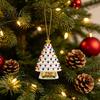 Decorative Wall Ornaments 250 Anniversary USA Christmas Tree Ornament 1776-2026 2D Acrylic Customized Gifts Years America Hanging Decoration