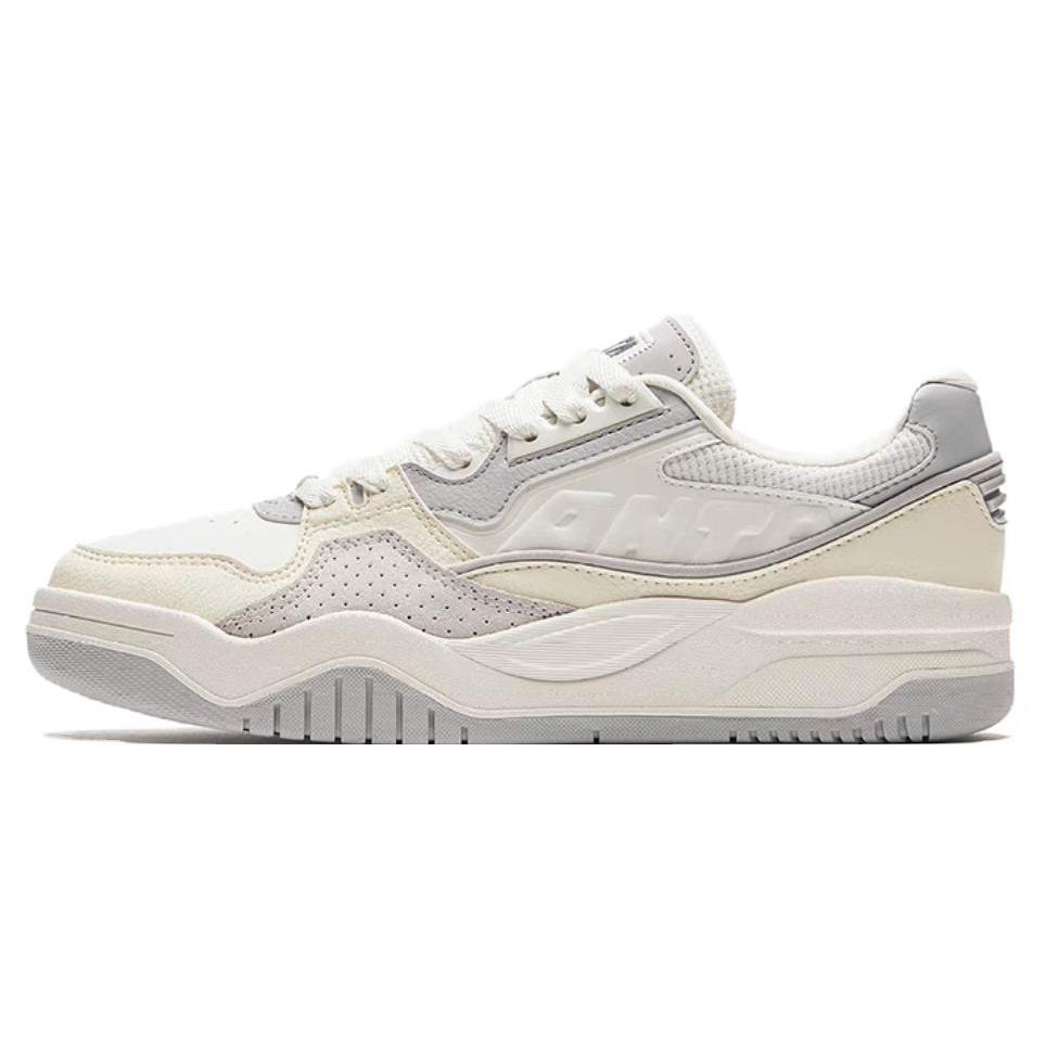 

Anta Grand Slam Slip Resistant Abrasion Resistant Low top Skateboard Shoes Men s White Gray 112348060-8 40
