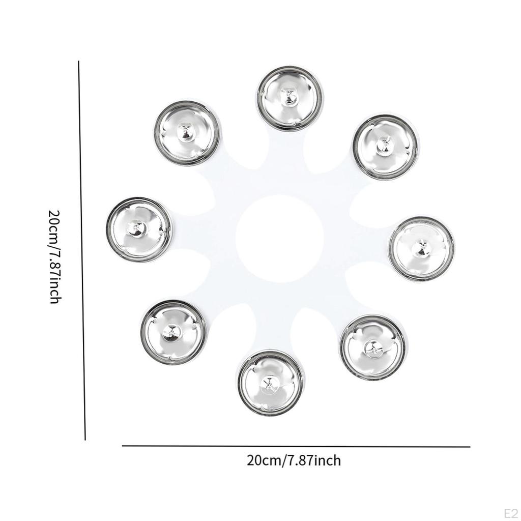 Metal Hi Hat Tambourine Percussion Multiuse Lightweight Musical Educational Drum