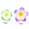 10pcs Foam Frangipani Flowers Colorful Hawaiian Aritificial Flowers Head For Home Wedding Party Hawaii Beach Vacation Gift Decor