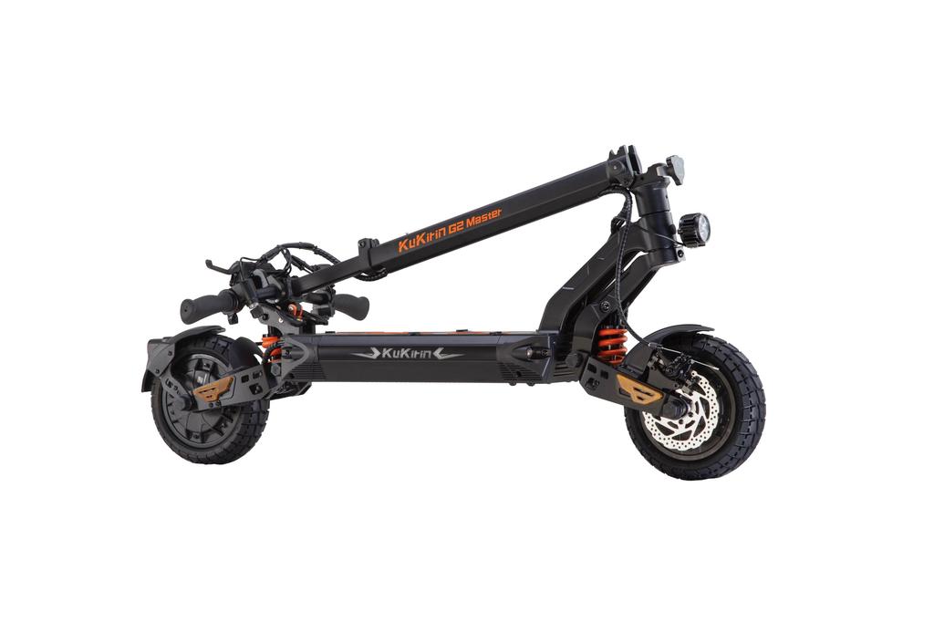 Elektrická koloběžka KuKirin G2 Master, Dva 1000W motory, Baterie 52V 20.8Ah, 60km/h, Hydraulické odpružení, Kotoučové brzdy, 10" pneumatiky
