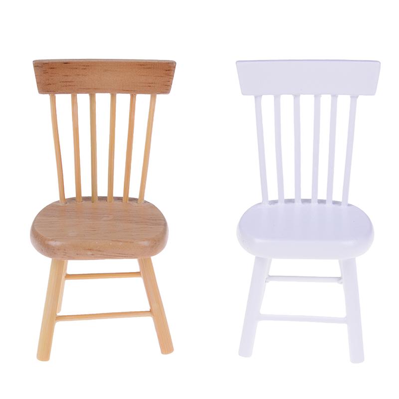 1:12 Dollhouse Miniature Dining Furniture Wooden Chair