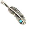 [STERLINGSILBER 925] Feder Silber Halskette Kette Anhänger AMTHANE-006