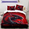 Alien 3pcs Bedding Set Duvet Cover Closure Includes 1 Duvet Cover & 2 Pillowcases for All Seasons Bedroom Home Dorm Decor