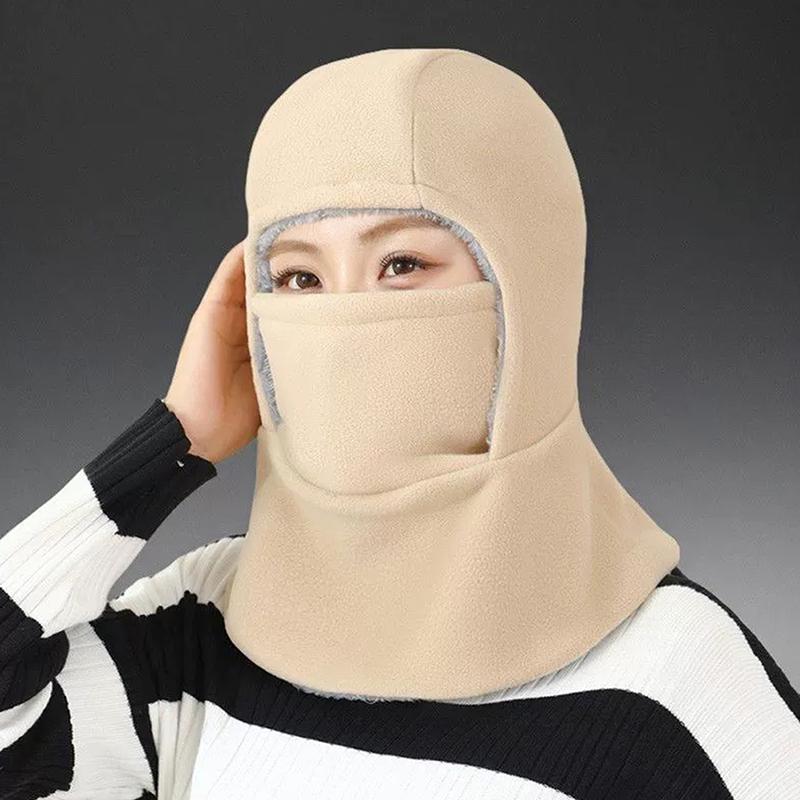 Winter Winddichte Gesichtsmaske Mütze, Inklusive Nackenwärme und Ohrenschutz, Dicke Rad-, Lauf-, Ski-, Angelmütze