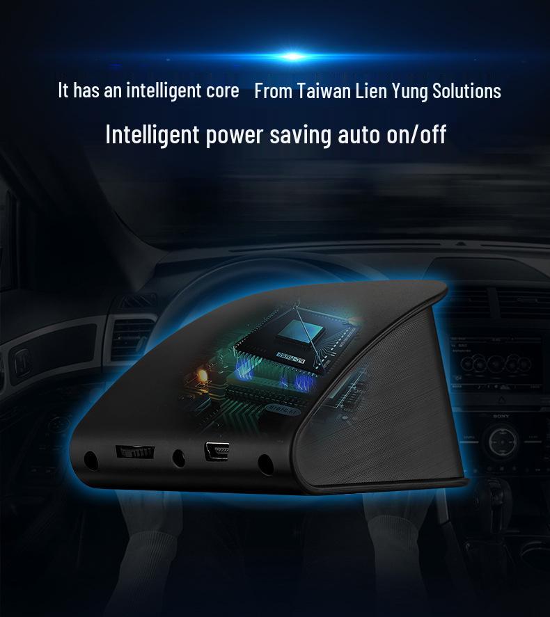 P10 Car LCD Multifunctional HUD: Speedometer, Turbo Pressure, OBD2 Display