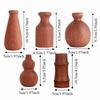 Minimalism Flowerpot Floral Arrangement Tabletop Decor Simple Wooden Vase  Office Desk