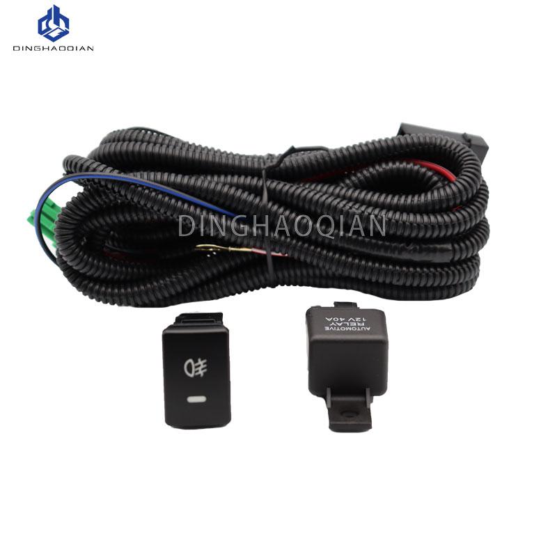 Full Set Front Bumper Fog Light Assy Fog Lamp Assembly Harness For Toyota Prius 2010 2011 2012 Version Chrome Cover