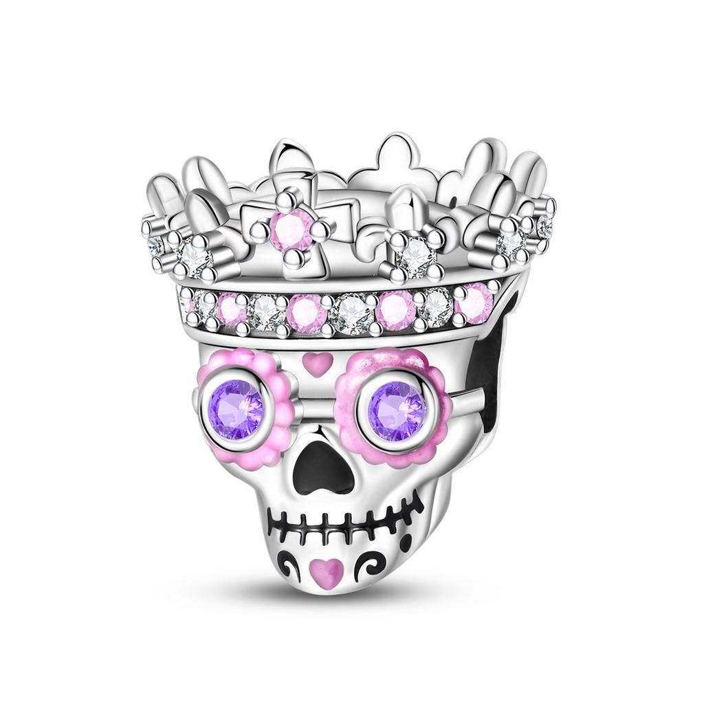 2026 Halloween Ciondolo Zucca Caramella Ciondolo Perline Gioielli Bracciale Accessori Argento 925