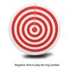 Dart Board Set with 2 Steel Tip Darts Double Side Staple-Free Dartboard Throwing Foam for Play Battle Game Party Supplie