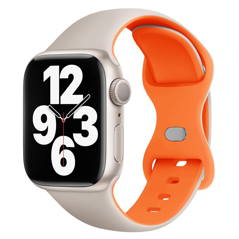 Silicone Strap For Apple Watch Band 44mm 45mm 41mm 40mm 49mm 42mm 38mm 46MM Sport Bracelet iWatch Series Ultra 2 SE 10 9 8 7 6 5