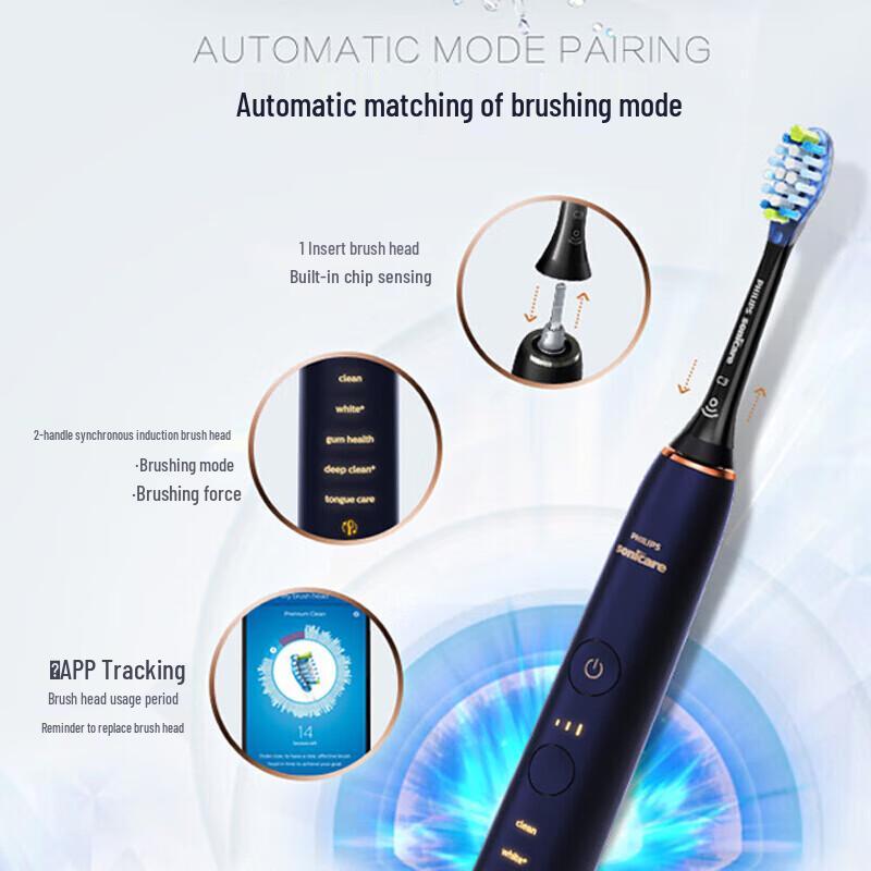 Philips DiamondClean Smart HX9954/52 Sonic Electric Toothbrush CN plug (adapter included)