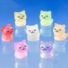 10 Colourful Lucky Kittens Glow In The Dark Mini Black Cats Home Decor Decorative Figurines Miniature Desk Decoration