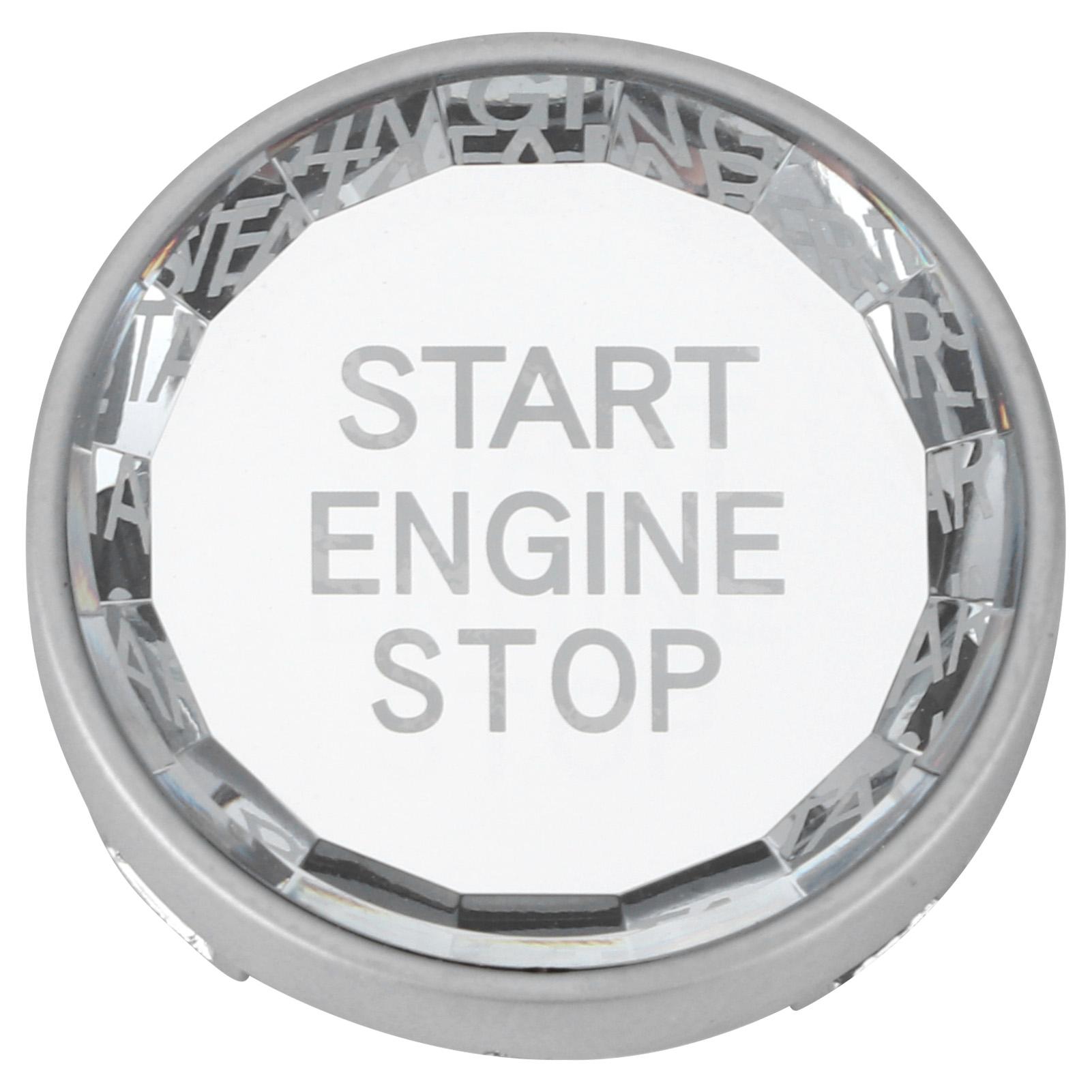 

Car ENGINE START STOP Crystal Button Direct Replacement Fit for 1 3 4 5 6 7 8 Series
