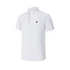 Golf Series Breathable Sun Protection Durable Short Sleeve Polo Shirt Men Tops Jade-White A11M425148F-WT