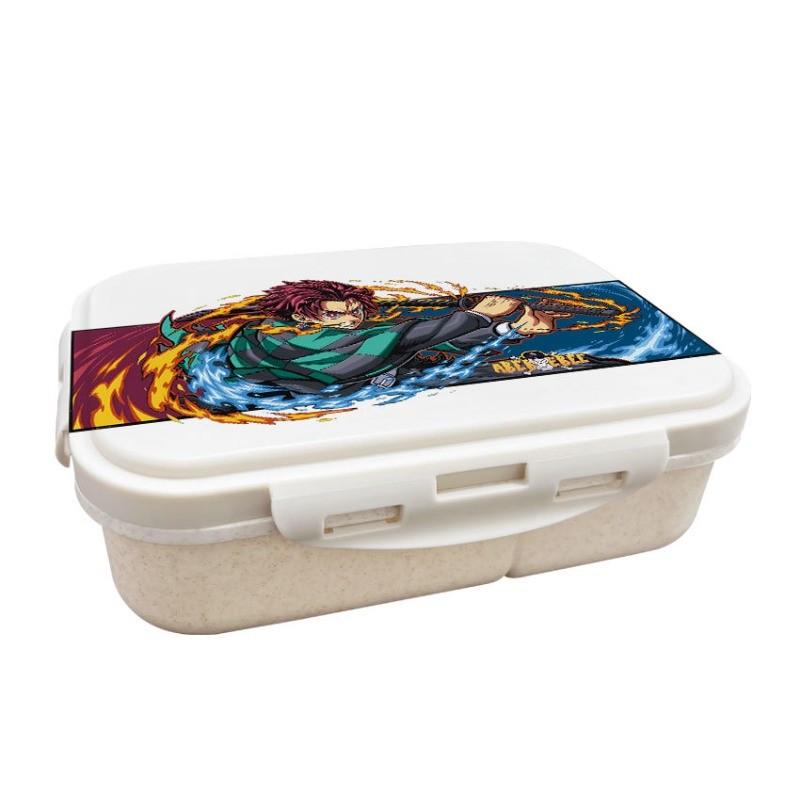 Lunch Box DANDADAN Stampata in Paglia di Grano - Cartone Animato Anime