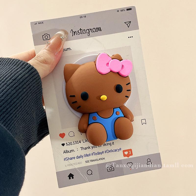 Adorable Crying Cartoon Star Magnetic Stand for iPhone/Huawei - Hello Kitty Compatible