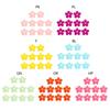 10Pcs Summer Acrylic Color Flower Hang Tags New Year Jewelry Making Tassels Sweet Pendants for Bracelet Keychain Crafts