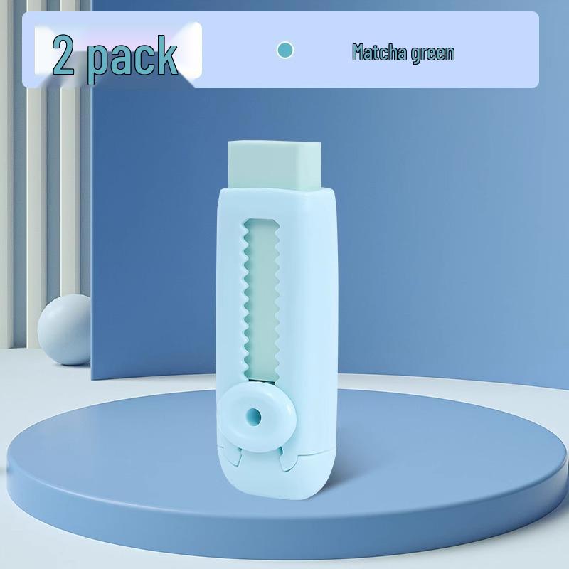 Push-Pull Eraser: Replaceable Core, Low-Crumb, Clean Finish, Multifunctional Stationery for Students.