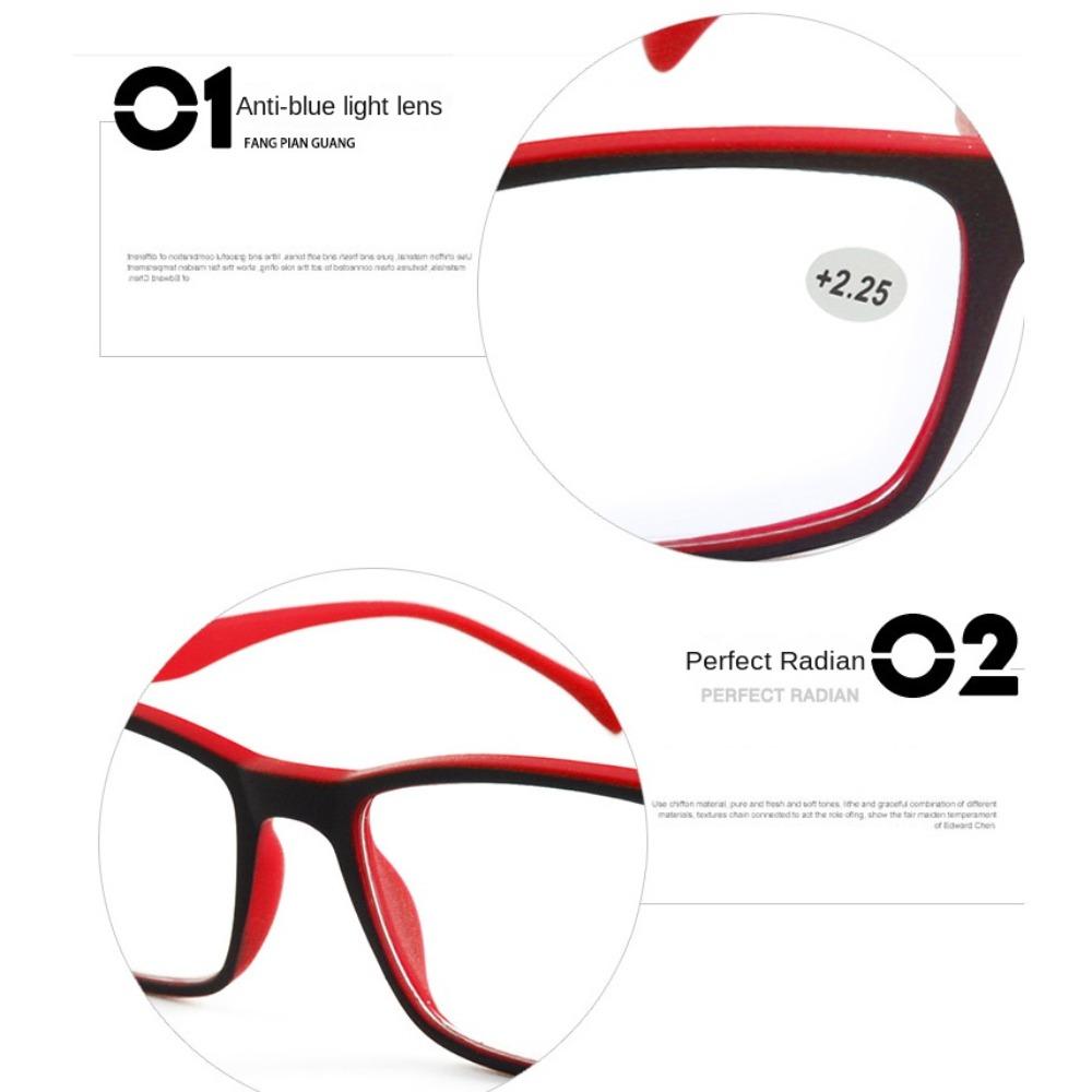 PC Reading Glasses Decorative Glasses Anti Blue Light Eyeglasses  Readers