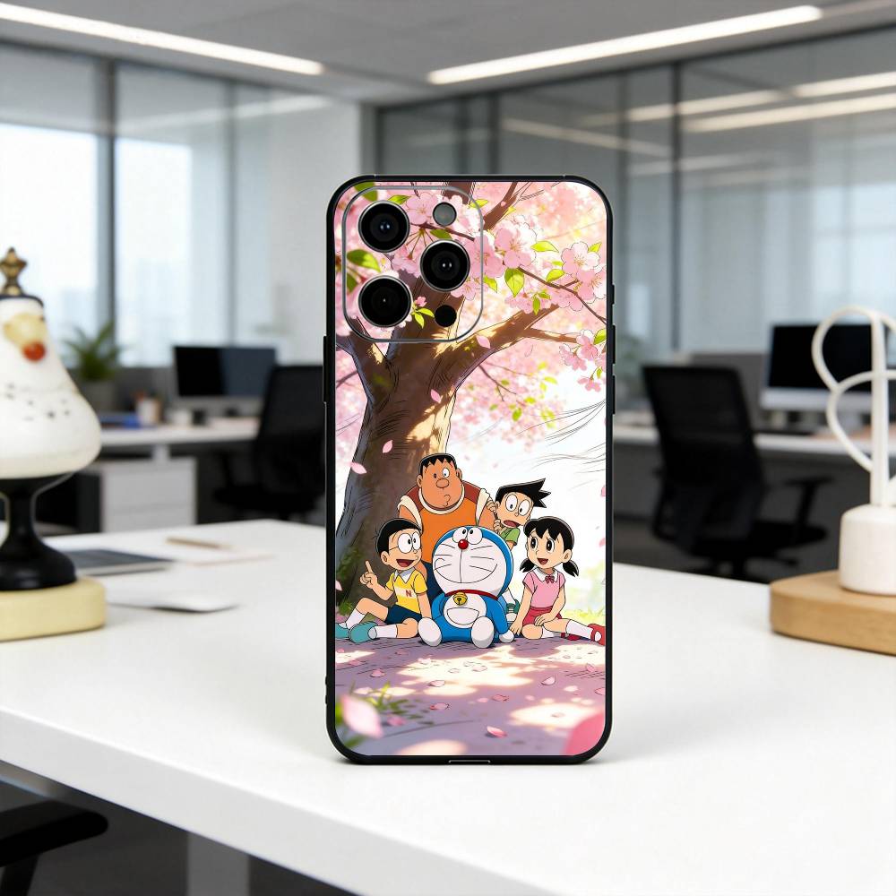 Clever cute D-Doraemon-es Phone Case Silicone Soft For IPhone 17 16 15 14 13 12 11 X XR Plus Pro Max Plus