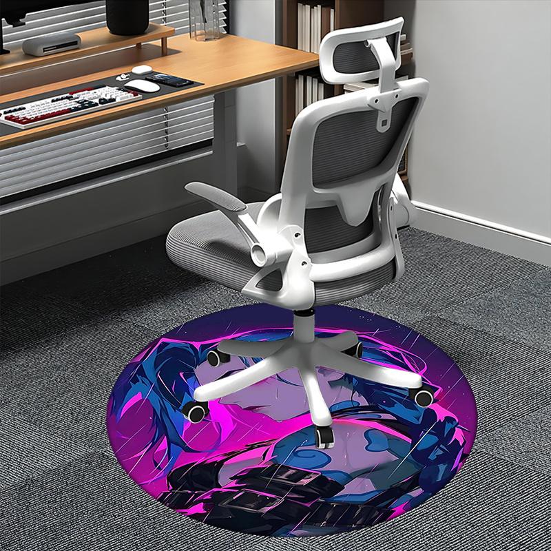 

Vortex Symbol,Abstract Pattern Chair mat Round Rug Office carpet, Non slip, Suitable for Living Rooms, Bedrooms Decor.1205334a 80cm by 80cm