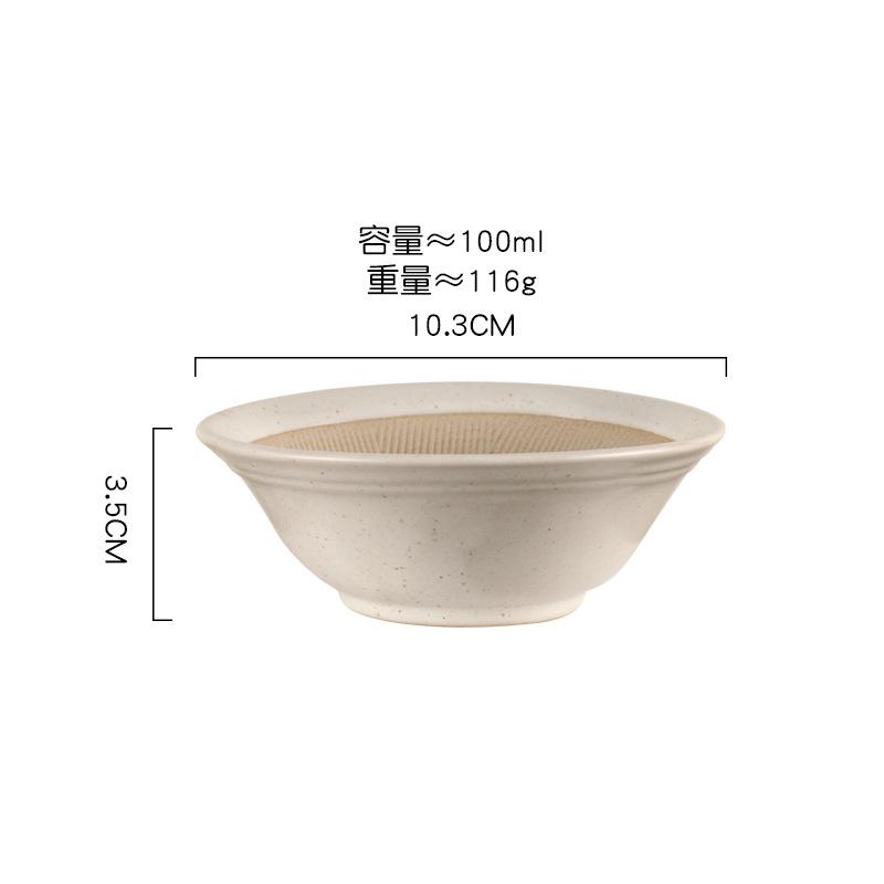 Ceramic Grinding Bowl Baby Food Grinder Rice Paste Bowl Grinding Rod Dessert Bowls Grinding Tools Fruit Plate Salad Bowls Dish