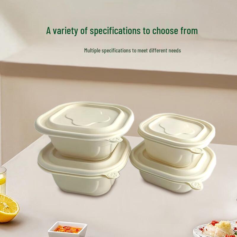 ZL Biodegradable 300ml Square Takeaway Food Container