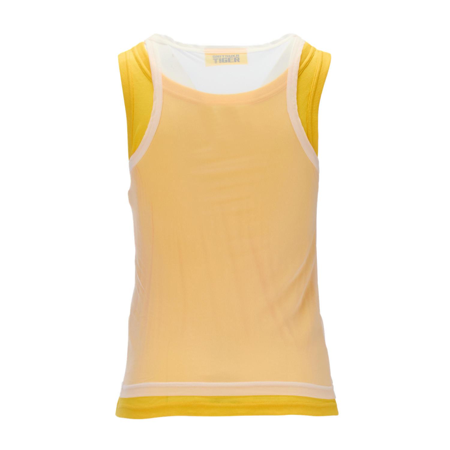 

Новая женская майка Onitsuka Tiger, белая/желтая 2182B286-100 XS