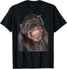 NEW LIMITED Smiling Monkey Funny Design Best Gift Idea Premium Tee T-Shirt S-3XL