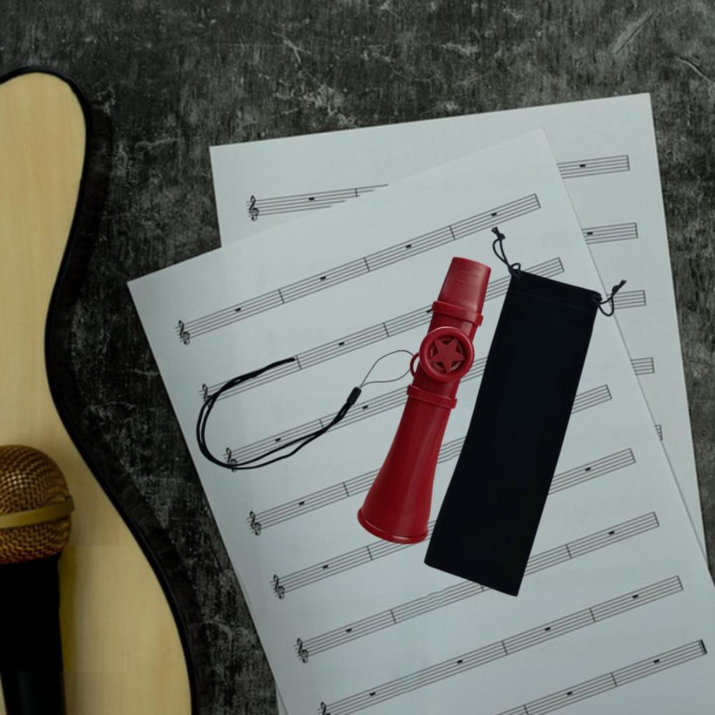 Kazoo Flute Professional with Lanyard Easy to Play Accompaniment Lightweight Mouth Flute for Violin Adults Beginner Music Lovers