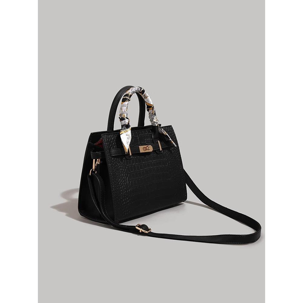 Mother's Day Gift High-end Crocodile Pattern Portable Tote Bag Women's 2025 New Fashion Versatile Gift Bag