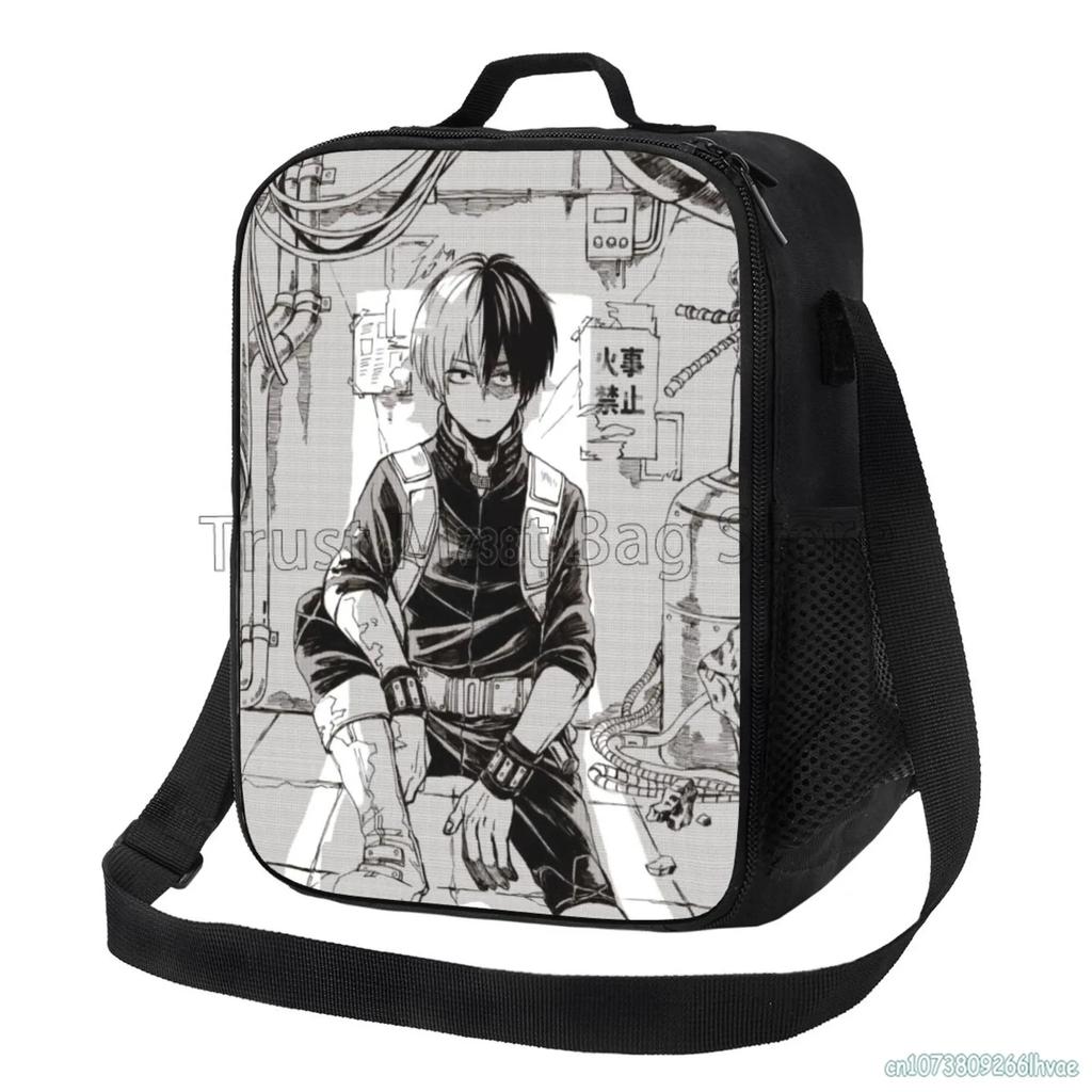 My Hero Academia Anime Manga Torba na Lunch dla Dzieci Izolowany Lunchbox Przenośna Termiczna Torba Chłodząca dla Chłopców Dziewczynek Szkoła Piknik