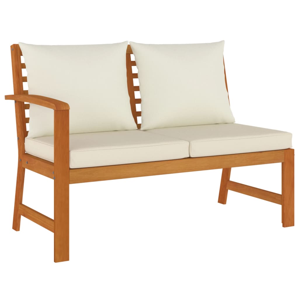 Vidaxl 7-Piece Garden Furniture Set With Cushions, Solid Acacia Wood