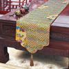 Chinese Style Table Flag Cloud Brocade Satin Table Flag Classical Tea Table Table Cloth Strip Cloth Tea Table Tea Mat Bed Flag