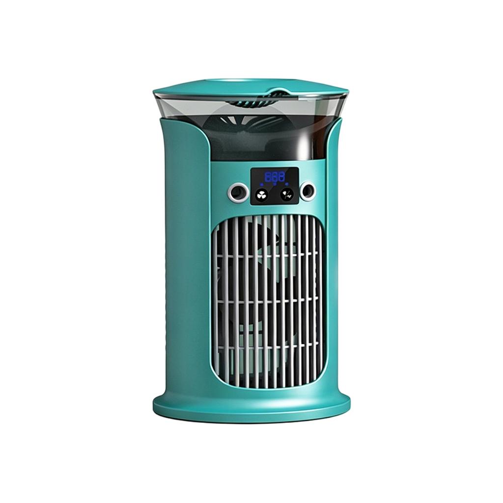 Evaporative Cooler Fan with Humidifier, Multifunctional Desk Conditioner with Timer, Fan for Home, Dorm,